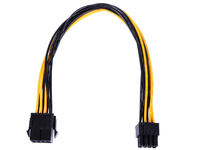 Удлинитель кабеля питания Cablexpert, PCI-Express 6+2pin M/ PCI-Express 6+2pin F, 30см