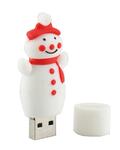 Сувенир USB - Снеговик на ледяном кубике 