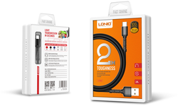 Кабель USB LDNIO micro USB LS64 Fast 2м Серый