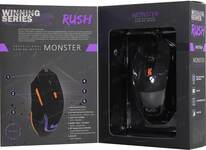 Мышь игровая проводная Smartbuy RUSH Monster черная (SBM-725G-K)/40