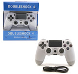 Геймпад беспроводной совместимый с PS4 Sony Doubleshock 4 белый