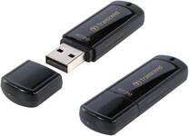 Флеш-карта Transcend Jetflash 350 64ГБ USB2.0 черный (TS64GJF350)