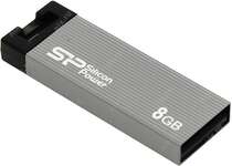 Флеш-карта 8GB USB Drive USB 2.0 Silicon Power Touch 835 Gray