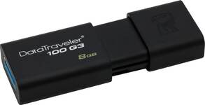 Флеш-карта USB 3.0 накопитель Kingston 8GB DataTraveler 100