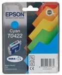 Картридж Epson Original T0422 (голубой)