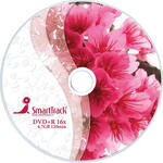 Диск DVD+R Smart Track (4.7Gb, 16x) "Цветы" 