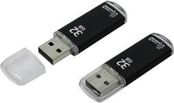 Флеш-карта USB накопитель Smartbuy 32GB V-Cut Black
