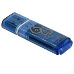 Флеш-карта USB накопитель Smartbuy 64GB Glossy series Blue (SB64GBGS-B)