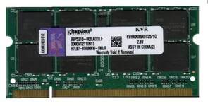 Оперативная память SoDimm 1Gb DDR-1/pc3200/400 MHz Kingston 