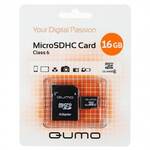 Карта памяти 16Gb Qumo microSD Class 6