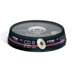 Диск CD-R TDK CakeBox 10 дисков  (80, 700 Mb)
