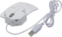Мышь CBR CM-205, прозрачный корпус c подсветкой, 1000 dpi, USB, CM 205