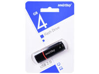 Флеш-карта USB 2.0 Smartbuy 4GB Crown Black (SB4GBCRW-K)