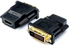 Адаптер Smartbuy HDMI-F (розетка) - DVI-25M (вилка) (A122)
