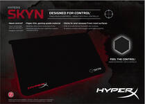 Коврик для мыши игровой Kingston HyperX Skyn Control, черный (HX-MPSK-C)