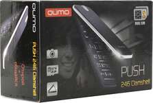 Мобильный телефон QUMO Push 246 Clamshell red 2,4" SPREADTRUM 6531D/LCD/320 x 240/2SIM/MicroSD/BT 2.