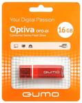 Флеш-карта QUMO 16GB USB 2.0 Optiva 01 Red, цвет корпуса  красный
