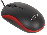 Мышь CBR CM 112  Red оптика, USB, CM 112 Red
