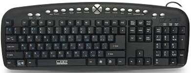 Клавиатура CBR KB 340GМ,104 + 13 дополнительных клавиш