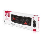 Проводной мультимедийный комплект клавиатура+мышь Smartbuy ONE черно-красный (SBC-230346-KR) /20