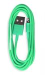 Дата-кабель Smartbuy USB - 8-pin для Apple, цветные, длина 1,2 м, зеленый (iK-512c green)