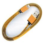 Дата - кабель Smartbuy USB - 8-pin, длина 1,2 м, золотой (iK-512met gold)
