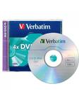 Диск DVD+RW 4.7Gb Verbatim 4x  Jewel