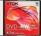Диск DVD-RW 4.7Gb TDK 4x  Slim